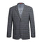 293-28 Men's Slim Fit Checked Suits