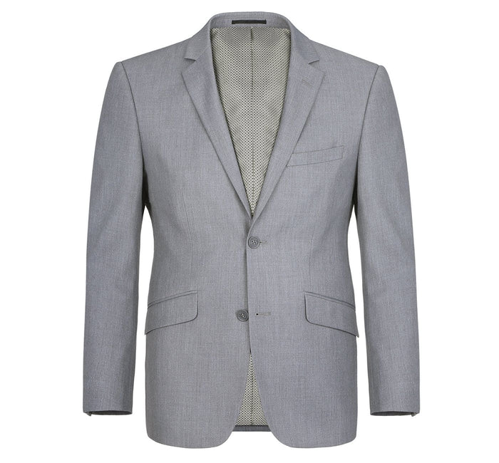 2110-2 Men's Slim Fit Solid Stretch 2-Piece Suit