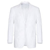 601-20 Men's Notch Lapels White Solid Linen Suits