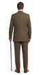 Men’s 1930s Brown Plaid 3 Piece Suit, Vintage Formal Wedding Business Dress Suit Set