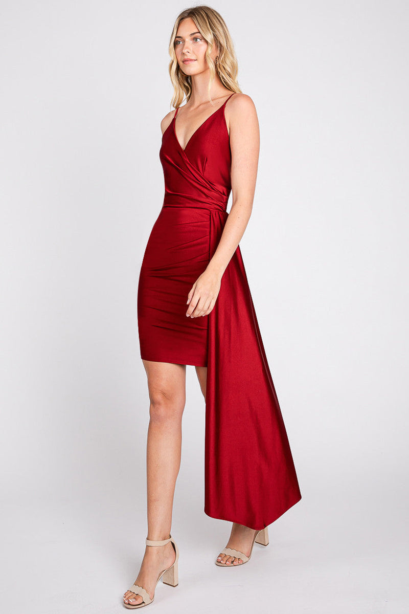 Bodycon Spaghetti Strap Shiny Venus Dress by Perrty 3057