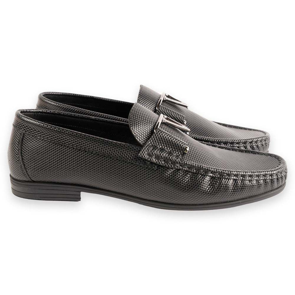 P0215-3218 Lizard V buckle- Black