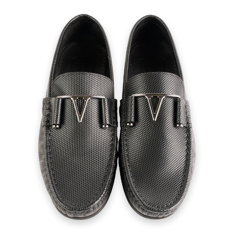 P0215-3218 Lizard V buckle- Black