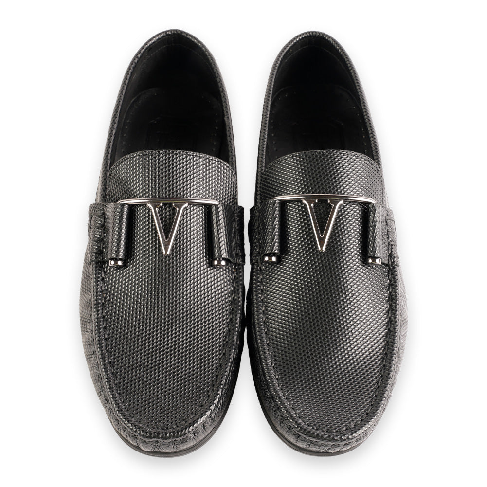 P0215-3218 Lizard V buckle- Black