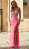 La Femme 33355 Beaded Corset Sweetheart Slit Gown
