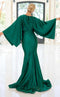 Jessica Angel JA335 Fitted Court Train Evening Formal Floor-Length Jersey Dress