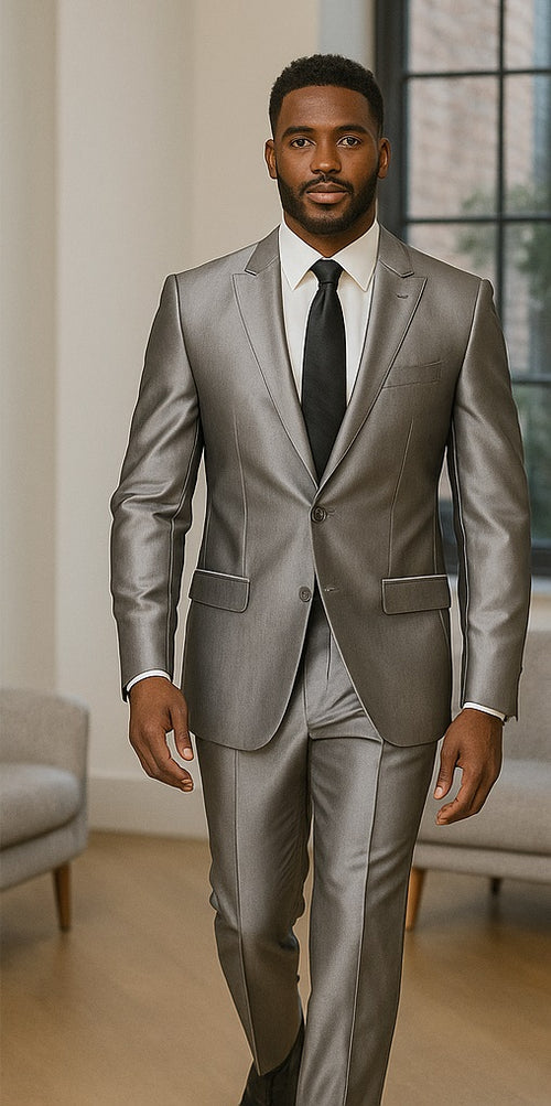 mens-36-long-suit-silver-satin-shiny-suit-menswear