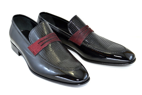 C127-3711HS- Formal - Black+Red