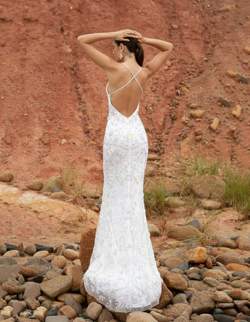 Primavera Couture 3731 - Beaded Sequin Prom Dress