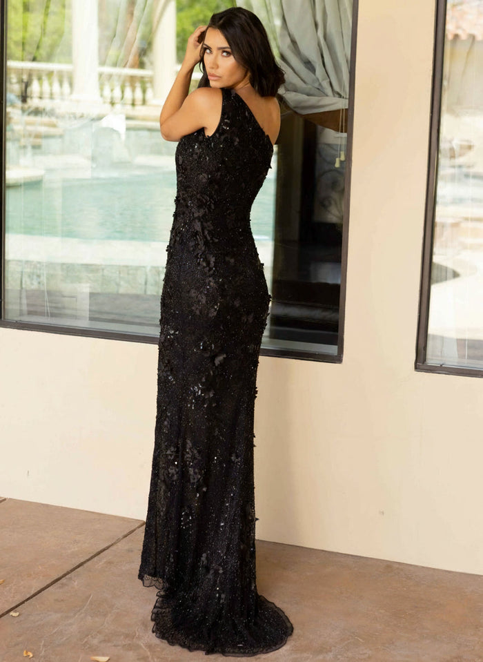 Primavera Couture 3915 - Sequin Beaded Fitted Prom Dress
