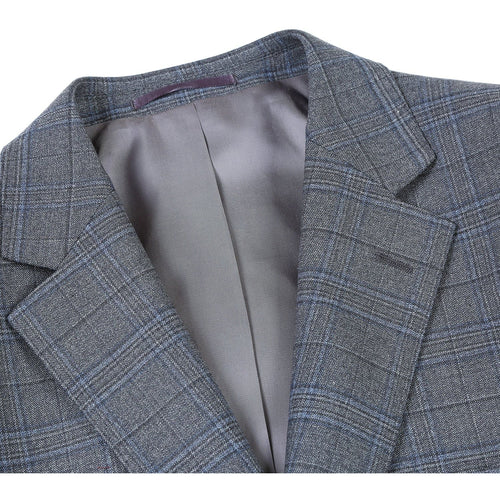 564-7 Men's Classic Fit Wool Blend Stretch Suits