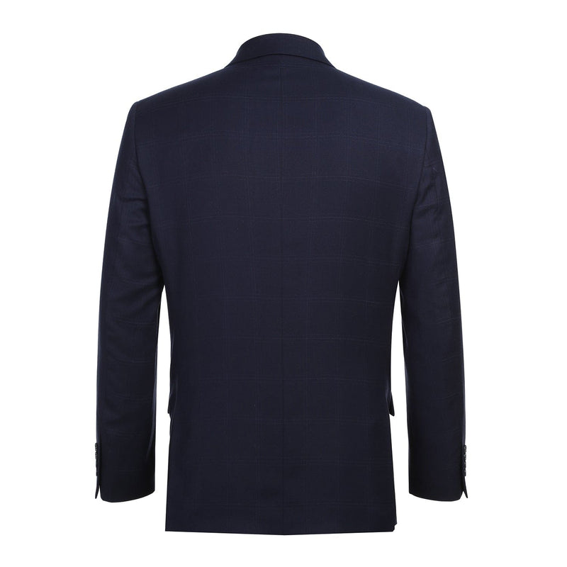 293-29 Men's Slim Fit Checked Suits