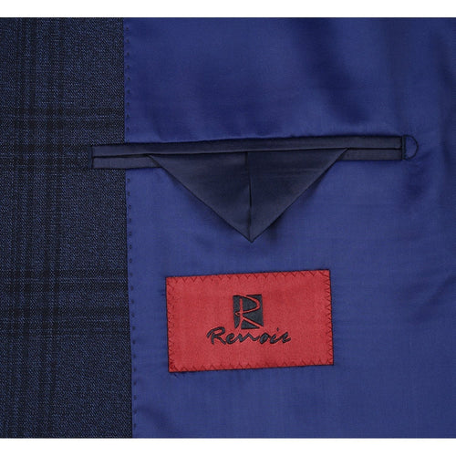 293-21 Men's Slim Fit Stretch Checked Suits