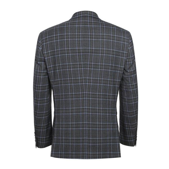 293-28 Men's Slim Fit Checked Suits