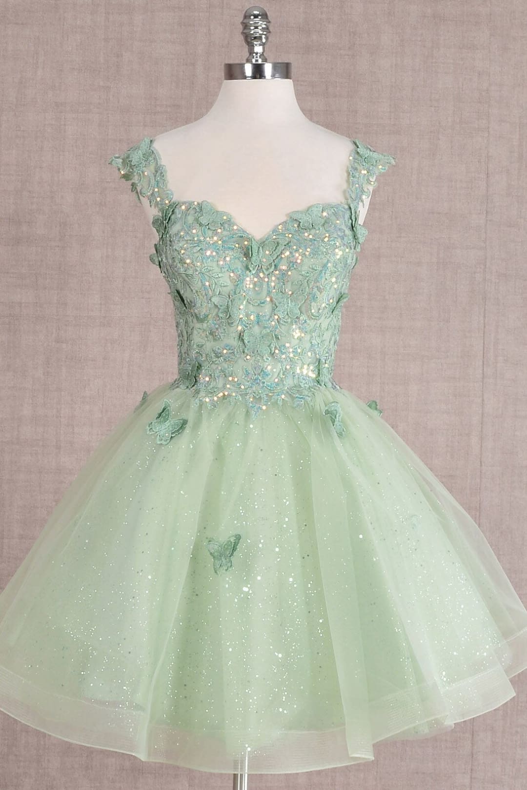 3D Butterfly Short Dress by Elizabeth KGS3186