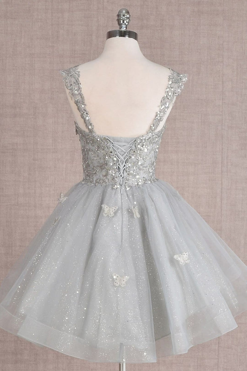 3D Butterfly Short Dress by Elizabeth KGS3186