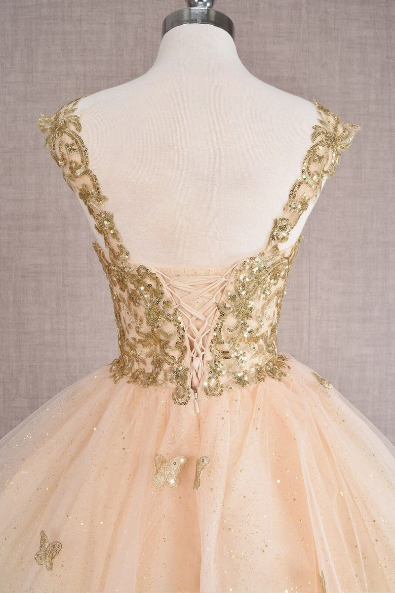 3D Butterfly Short Dress by Elizabeth KGS3186
