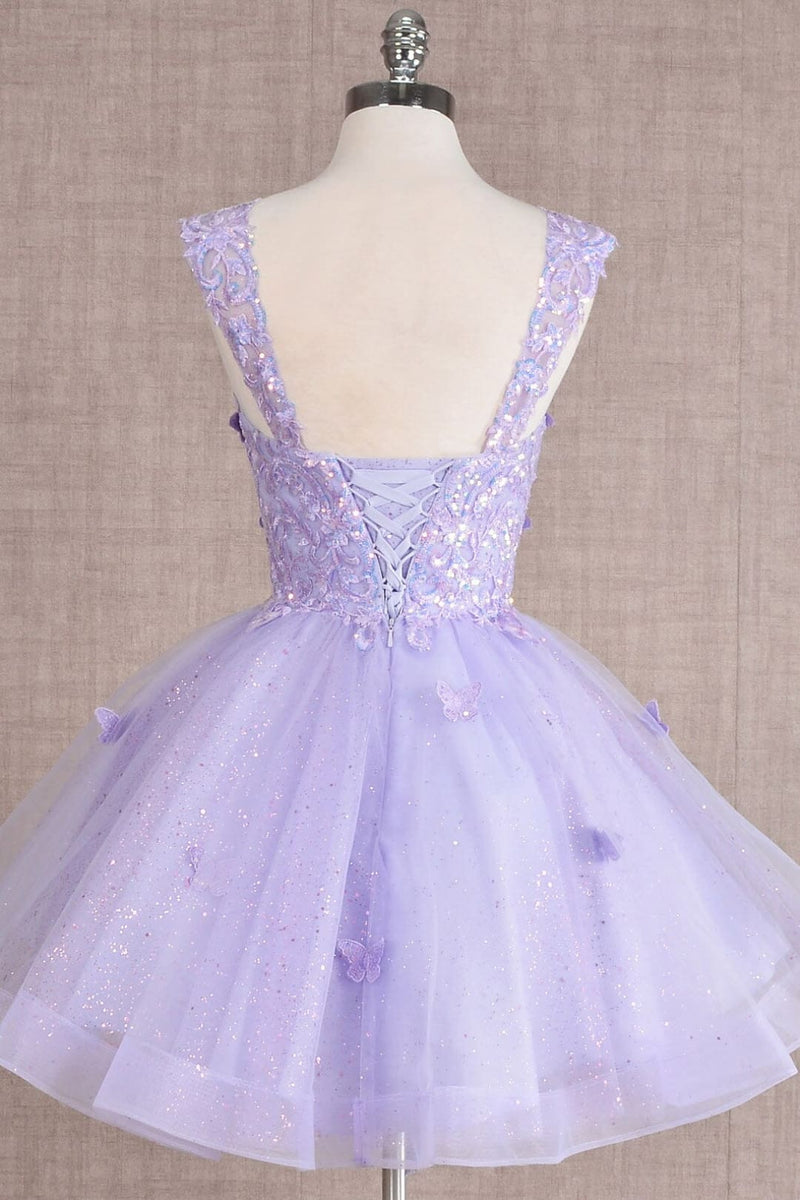 3D Butterfly Short Dress by Elizabeth KGS3186