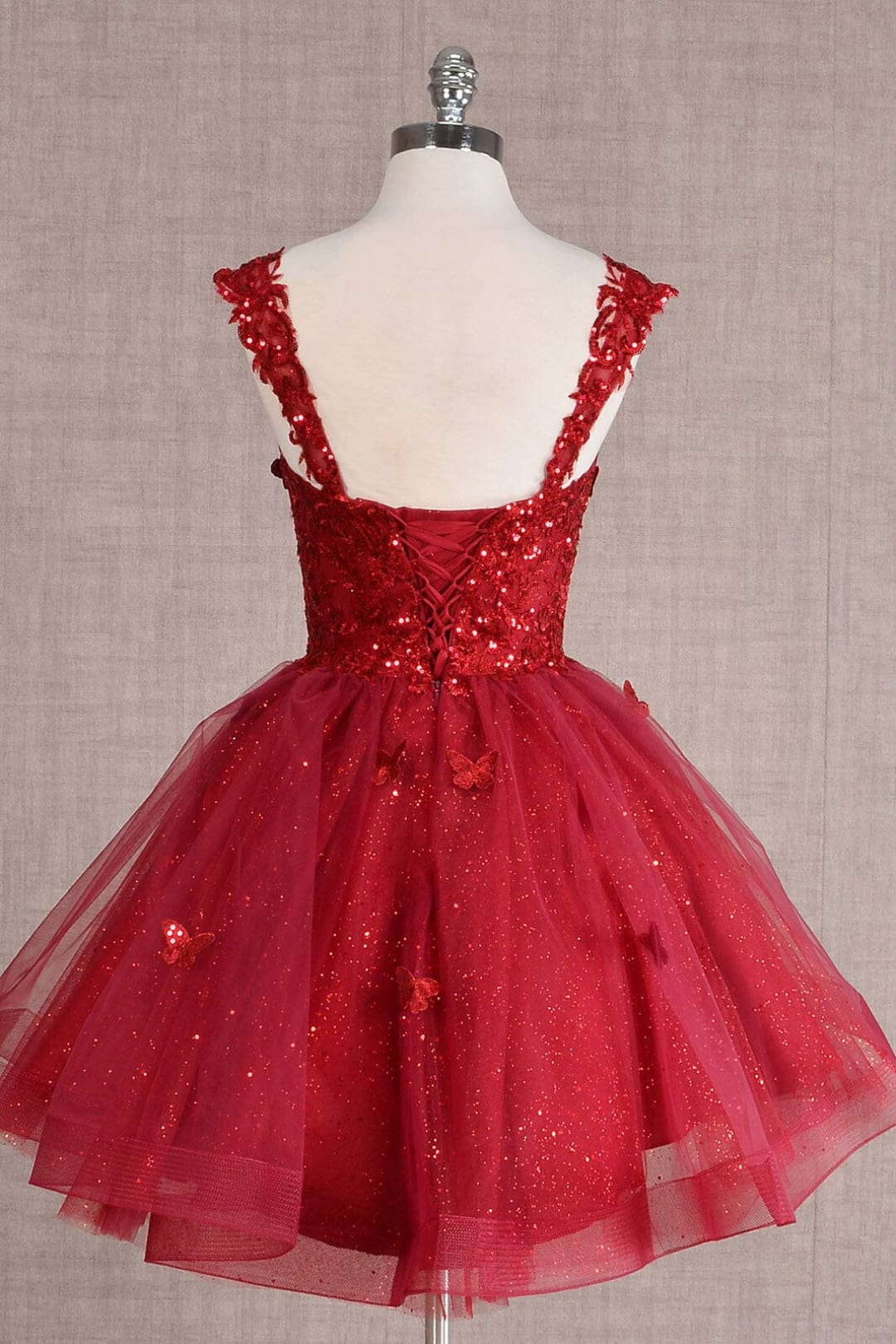 3D Butterfly Short Dress by Elizabeth KGS3186