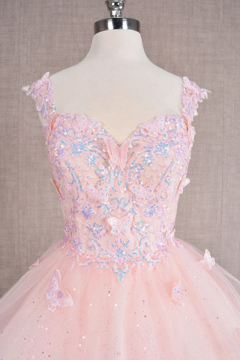 3D Butterfly Short Dress by Elizabeth KGS3186