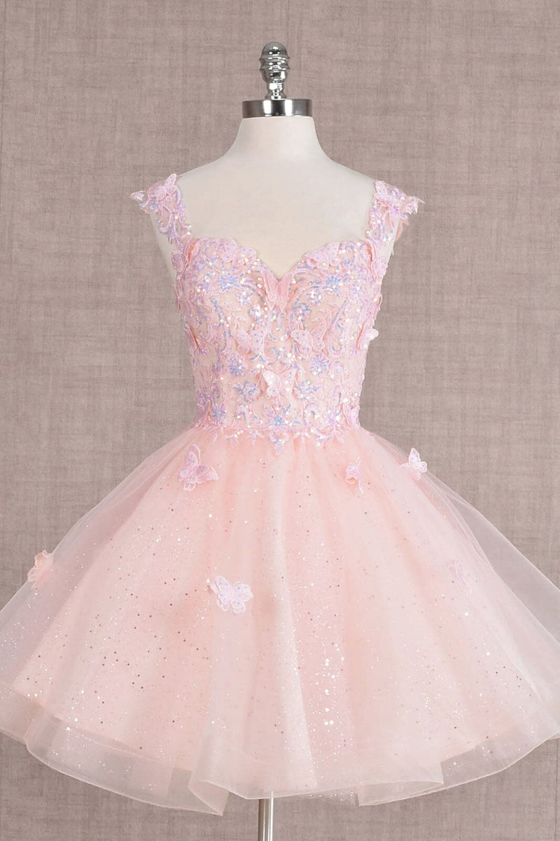3D Butterfly Short Dress by Elizabeth KGS3186