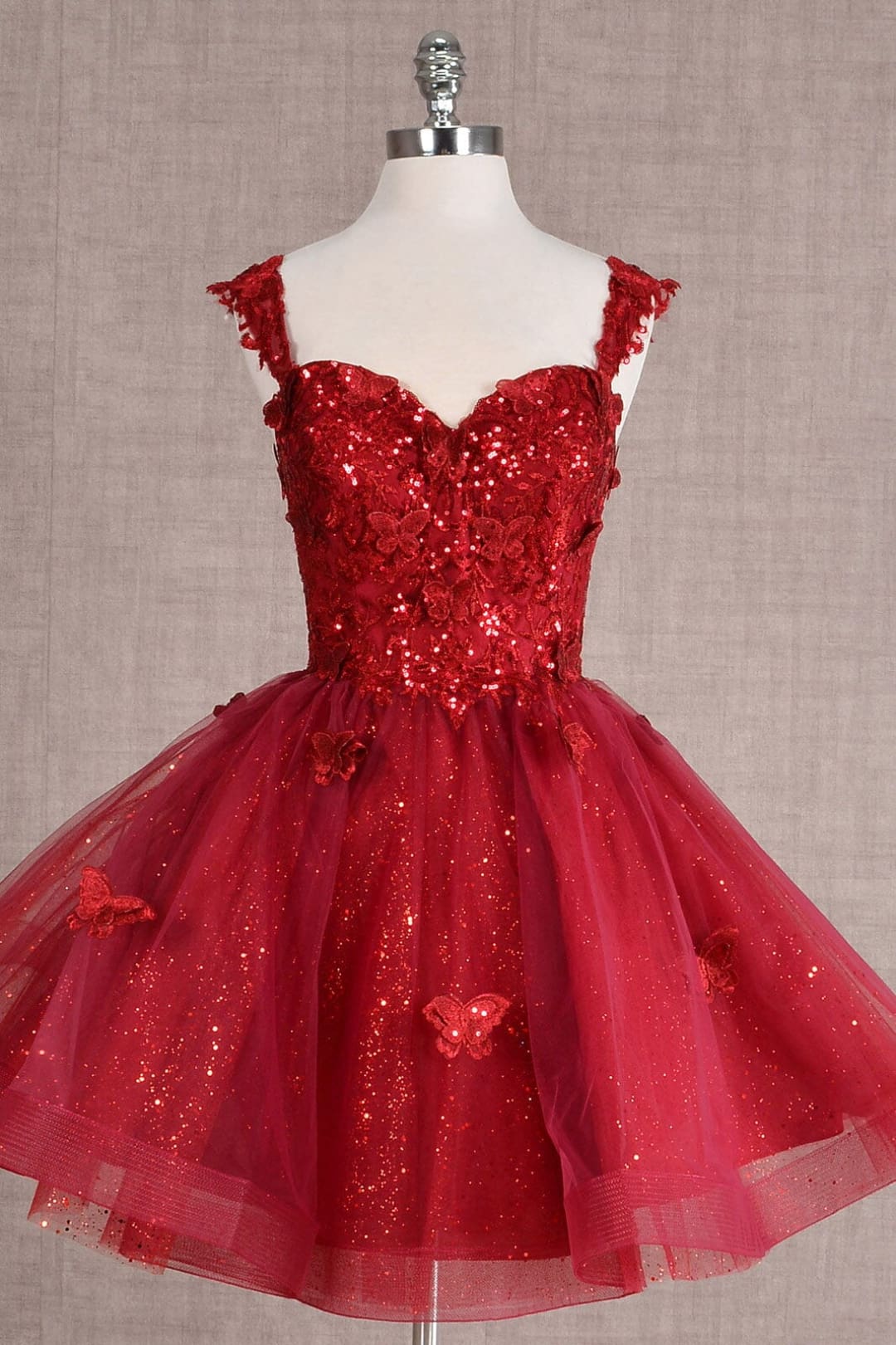 3D Butterfly Short Dress by Elizabeth KGS3186