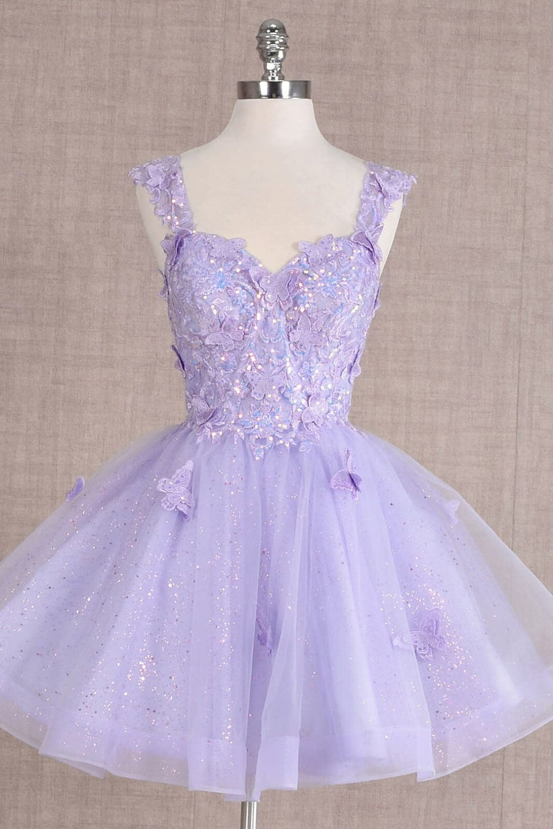3D Butterfly Short Dress by Elizabeth KGS3186
