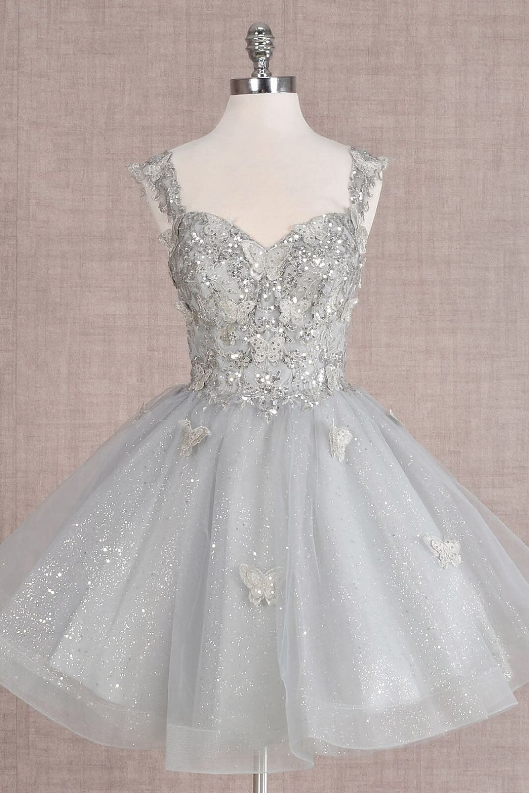 3D Butterfly Short Dress by Elizabeth KGS3186
