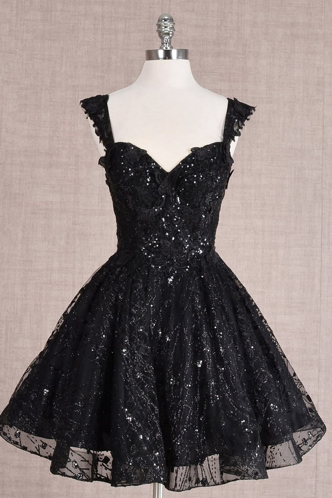 3D Butterfly Short Sleeveless Dress by Elizabeth KGS3187