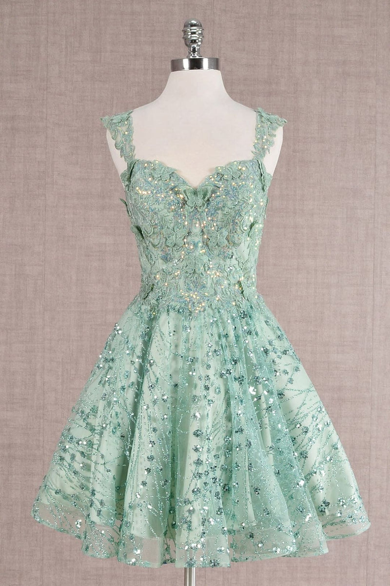 3D Butterfly Short Sleeveless Dress by Elizabeth KGS3187