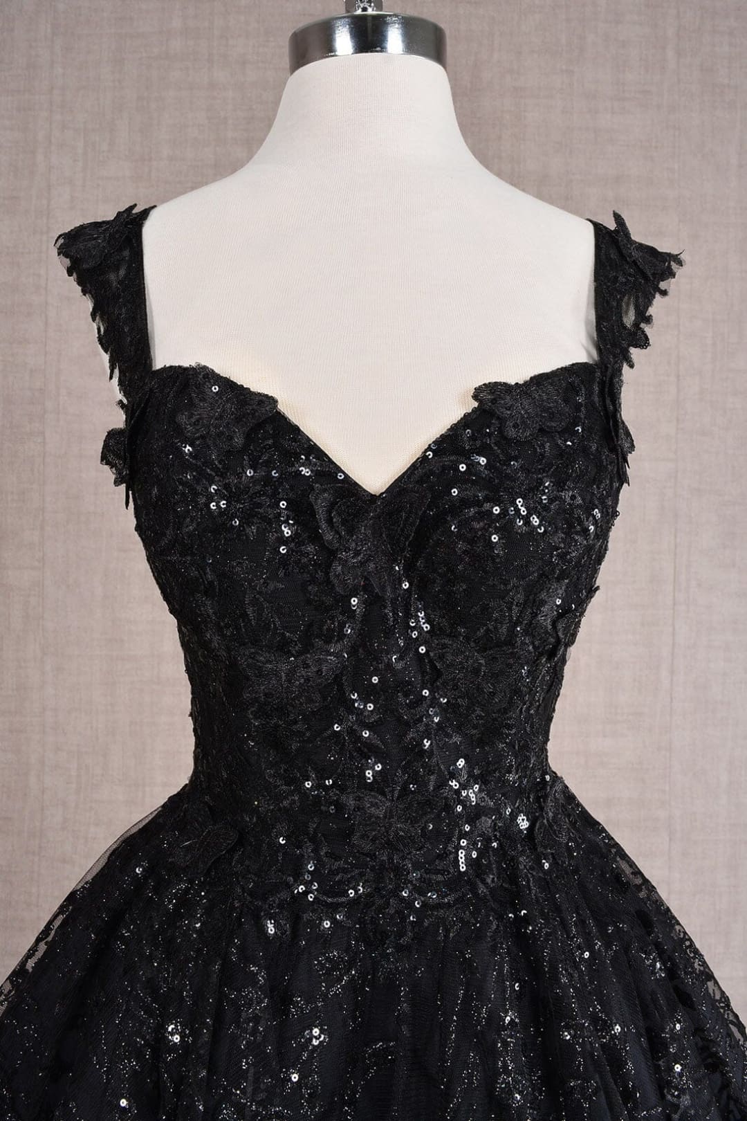 3D Butterfly Short Sleeveless Dress by Elizabeth KGS3187
