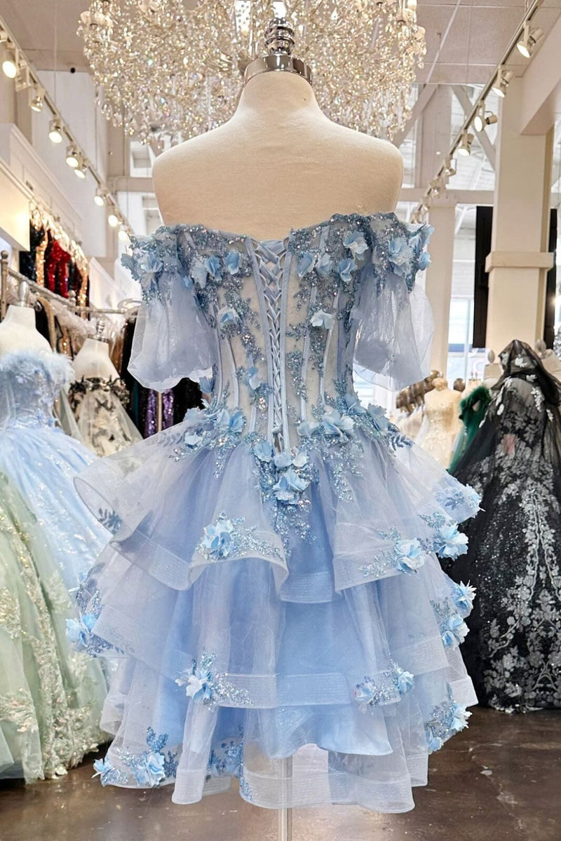 3D Floral Sheer Ball Gown by Elizabeth KGL3180
