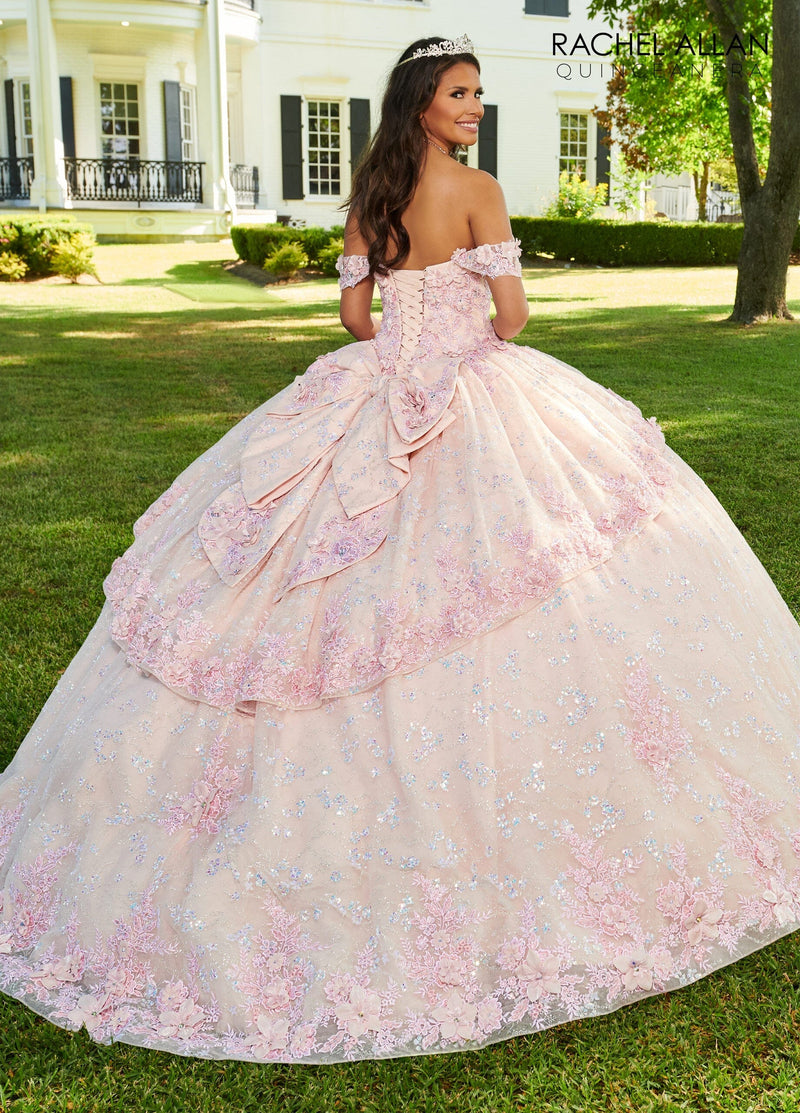 Rachel Allan RQ3100 3D Floral Sweetheart Quinceanera Dress