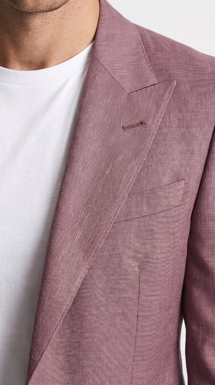 Men’s Mauve 2-Piece Suit – Classic Two-Button Wedding, Prom and Business Suit