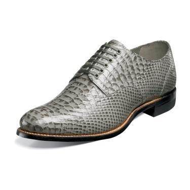 Mens Gray Snake Motif Shoes 00055-020