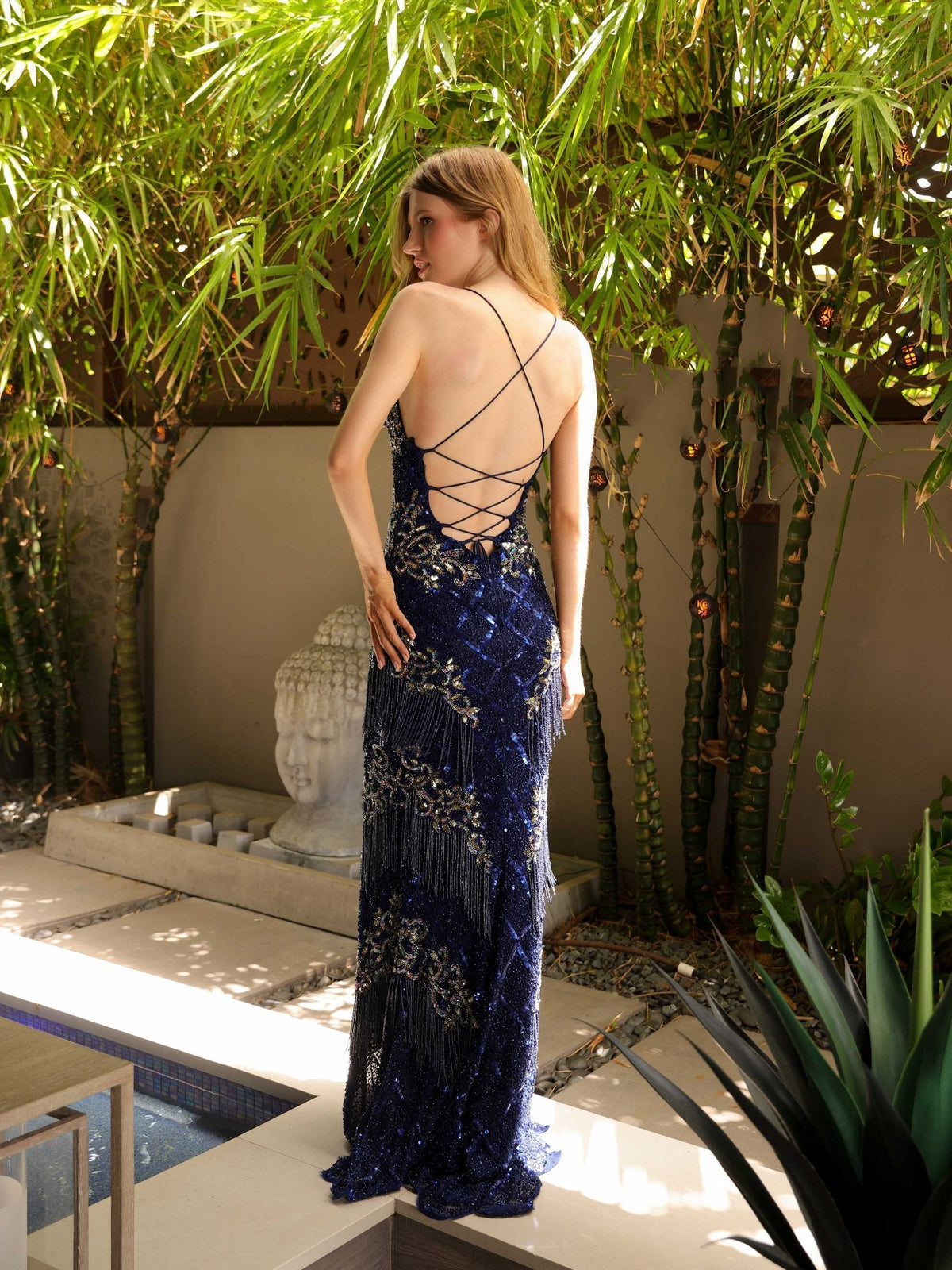 Primavera Couture 4111 - Sequin Beaded Prom Dress