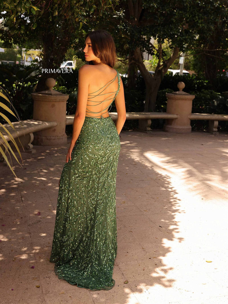 Primavera Couture 4191 - Sequin Beaded Prom Dress