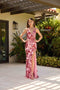 Primavera Couture 4323 - Floral Sequin Prom Dress
