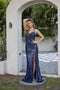 Primavera Couture 4337 - Appliqué Beaded Prom Dress