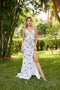Primavera Couture 4338 - Beaded Floral Prom Dress