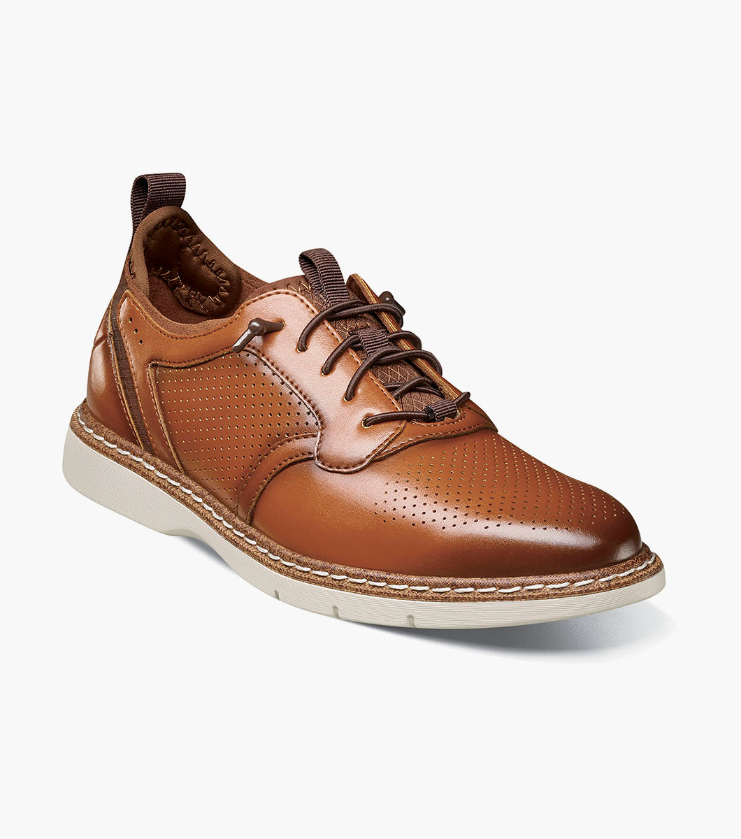 Stacy Adams Kids Sync Plain Toe Elastic Lace Up by Stacy Adams Shoes