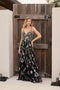 Primavera Couture 4378 - Floral Sequin A-Line Prom Dress