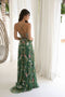 Primavera Couture 4378 - Floral Sequin A-Line Prom Dress