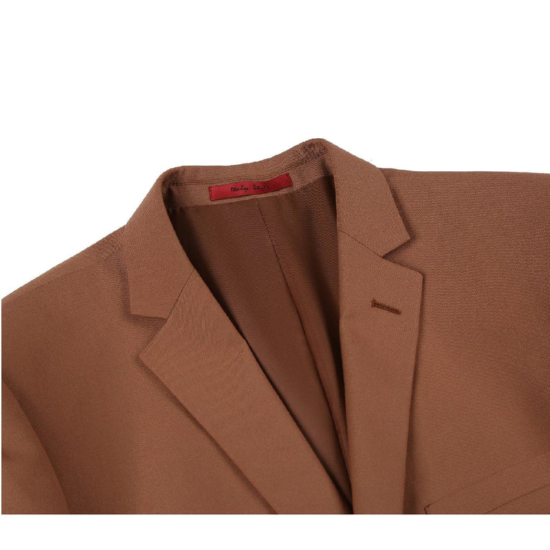 201-106 Men's 2-Piece Slim Fit Single Breasted Notch Lapel Suit