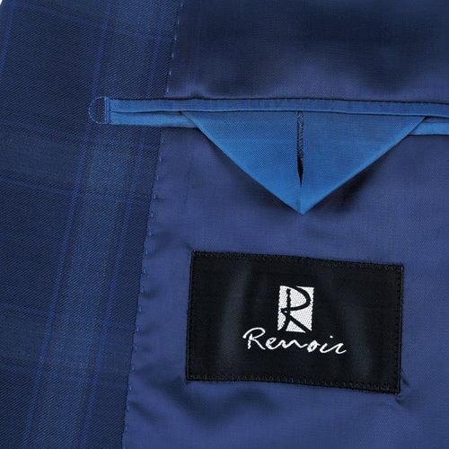 562-5 Men's Classic Fit Wool Checked Suits