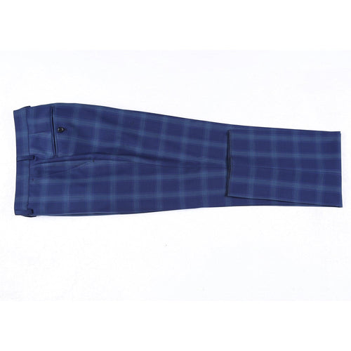 562-5 Men's Classic Fit Wool Checked Suits