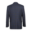 562-7 Men's 3-Piece Wool Stretch Checked Suits