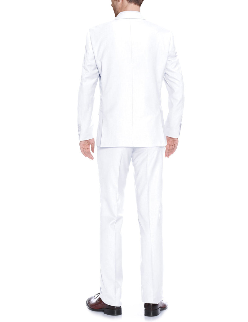 201-6 Men's 2-Piece Single Breasted Notch Lapel Suit
