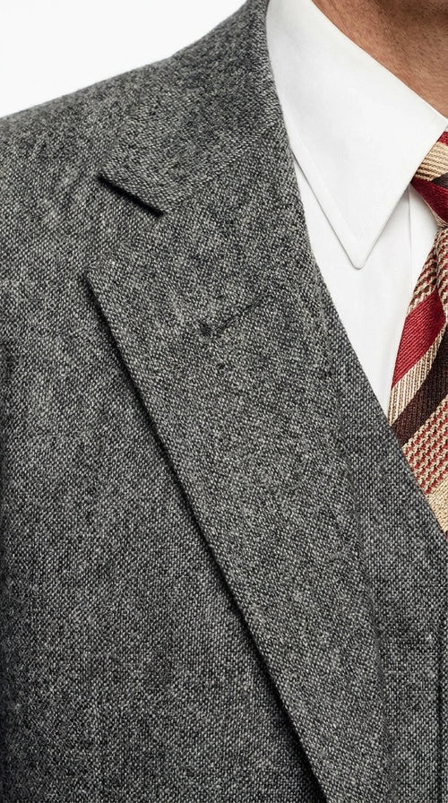 Men’s Grey Vintage Gangster Suit – Bonnie and Clyde Inspired 3 Piece Classic 1920s Formal Outfit