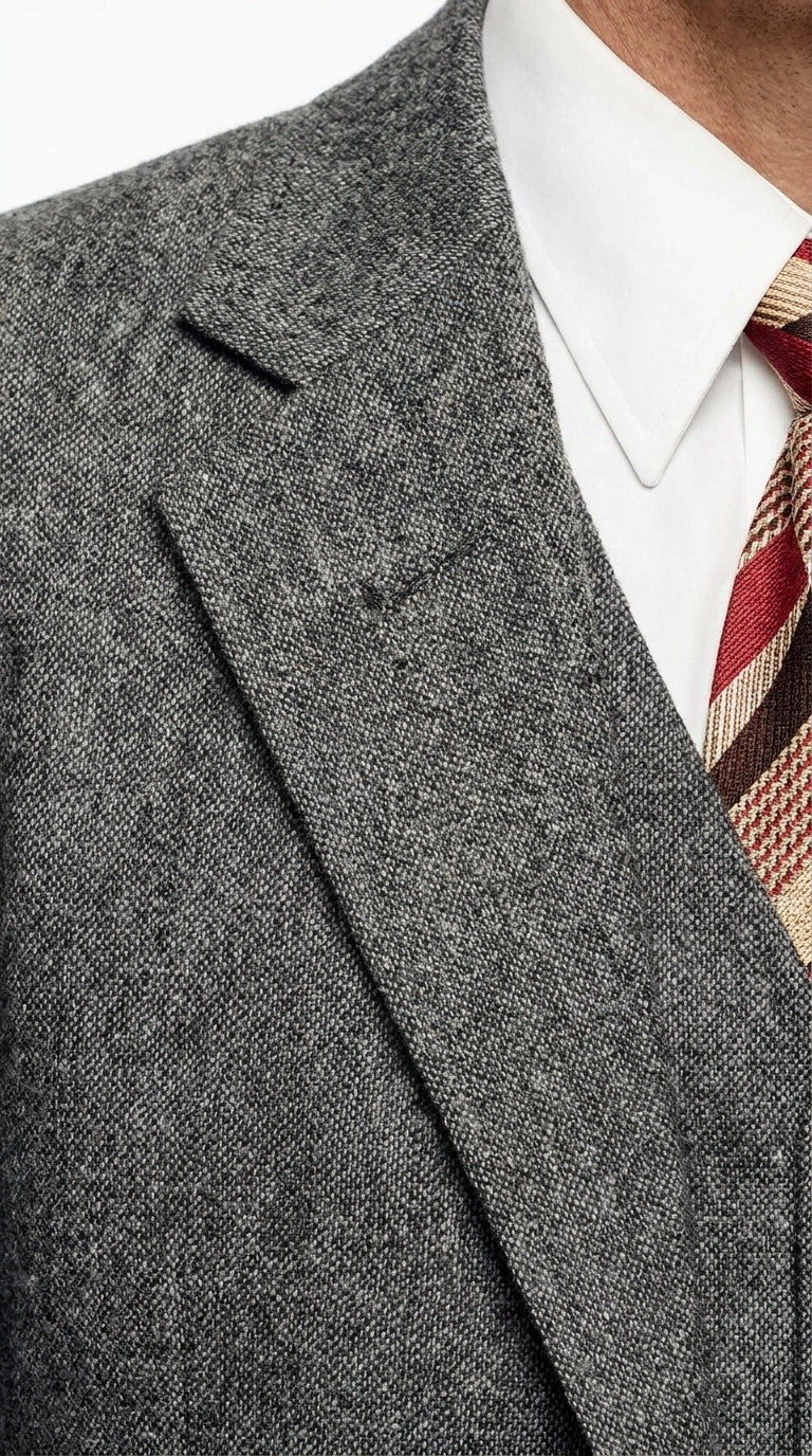 Men’s Grey Vintage Gangster Suit – Bonnie and Clyde Inspired 3 Piece Classic 1920s Formal Outfit